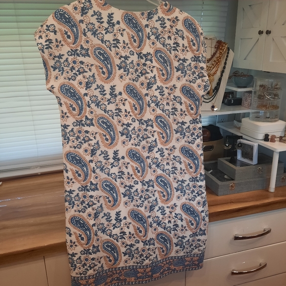 Madewell Silk Paisley Dress Small - Picture 8 of 9